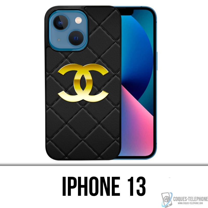 IPhone 13 Case - Chanel Logo Leder