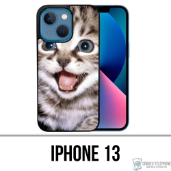 Coque iPhone 13 - Chat Lol
