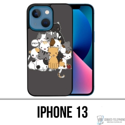 Coque iPhone 13 - Chat Meow