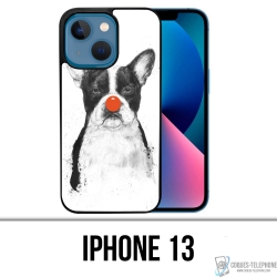 IPhone 13 Case - Clown Bulldog Dog