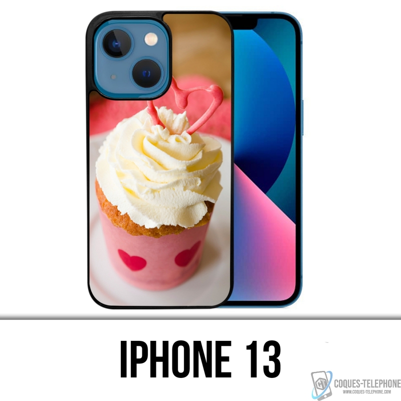 Custodia per iPhone 13 - Cupcake rosa
