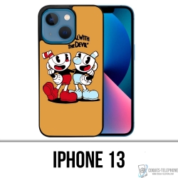Coque iPhone 13 - Cuphead