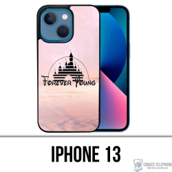 Coque iPhone 13 - Disney Forver Young Illustration