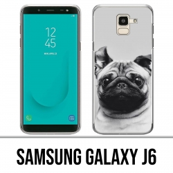 Carcasa Samsung Galaxy J6 - Orejas de Perro Pug