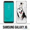 Custodia Samsung Galaxy J6 - Husky Splash Dog