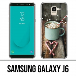Samsung Galaxy J6 Hülle - Marshmallow aus heißer Schokolade