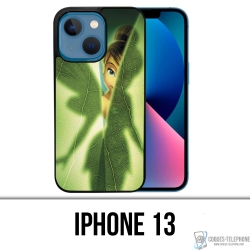 Coque iPhone 13 - Fée Clochette Feuille