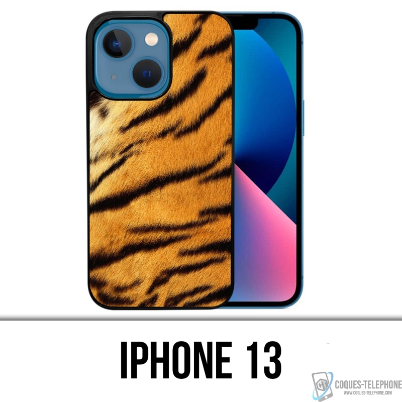 Custodia per iPhone 13 - pelliccia di tigre
