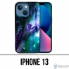 Custodia per iPhone 13 - Galassia blu