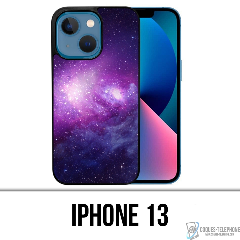 Coque iPhone 13 - Galaxie Violet