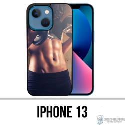 Coque iPhone 13 - Girl Musculation