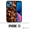 Coque iPhone 13 - Grains Café