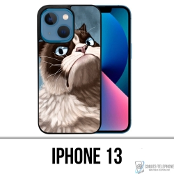 Coque iPhone 13 - Grumpy Cat