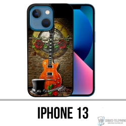 Coque iPhone 13 - Guns N Roses Guitare