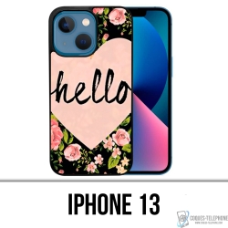 Custodia per iPhone 13 - Hello Pink Heart
