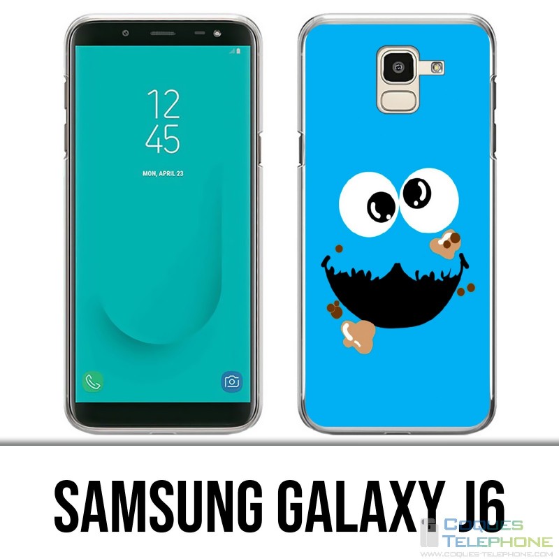 Samsung Galaxy J6 case - Cookie Monster Face