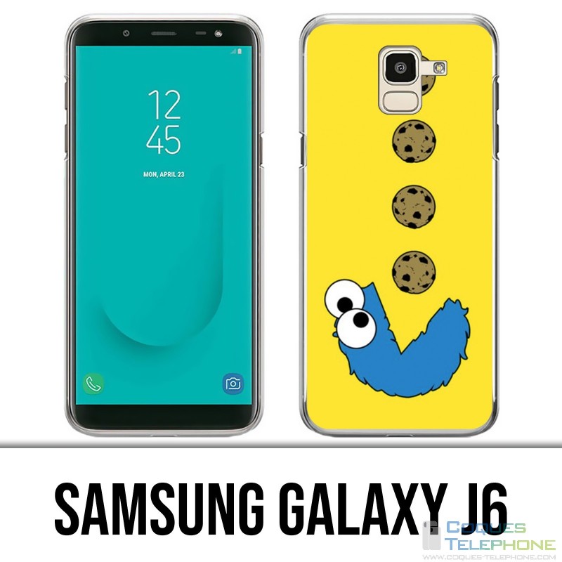 Samsung Galaxy J6 Case - Cookie Monster Pacman