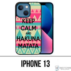 Custodia per iPhone 13 - Mantieni la calma Hakuna Mattata