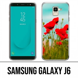 Coque Samsung Galaxy J6 - Coquelicots 2