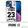 Coque iPhone 13 - Lebron James Blanc