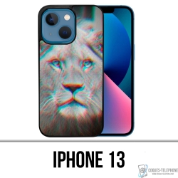 Coque iPhone 13 - Lion 3D