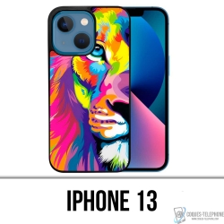 IPhone 13 Case - Multicolored Lion