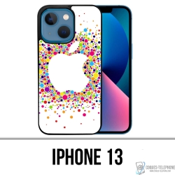 Coque iPhone 13 - Logo Apple Multicolore