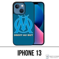 IPhone 13 Case - Om Marseille Big Blue Background Logo