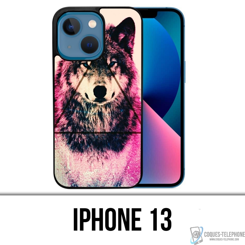Funda para iPhone 13 - Triangle Wolf