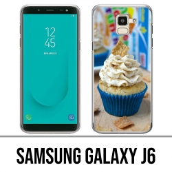 Coque Samsung Galaxy J6 - Cupcake Bleu