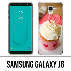 Coque Samsung Galaxy J6 - Cupcake Rose