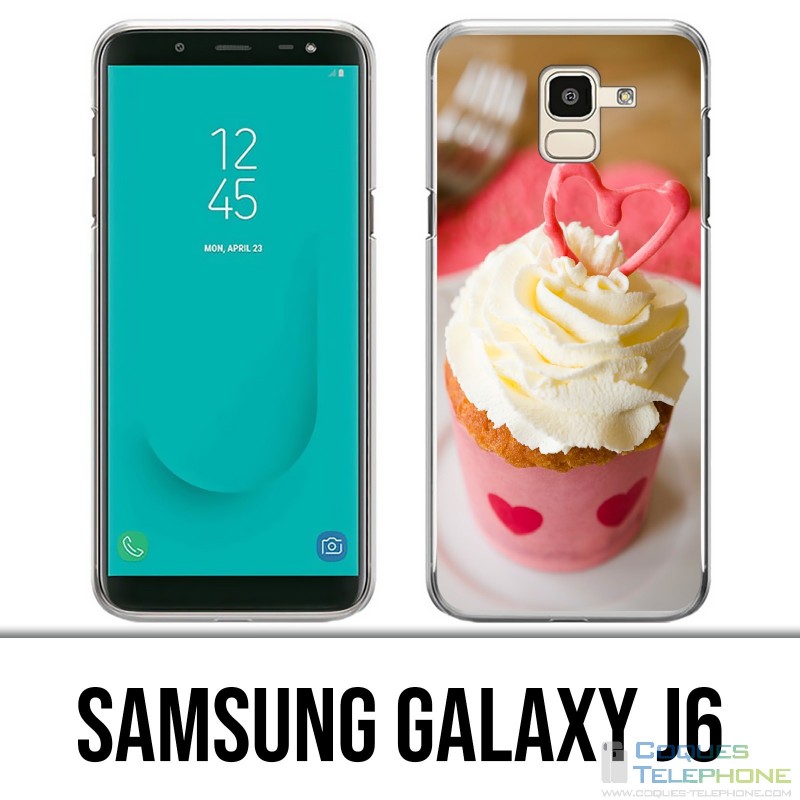 Samsung Galaxy J6 Case - Pink Cupcake