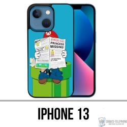 Coque iPhone 13 - Mario Humour