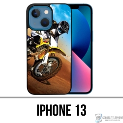 Coque iPhone 13 - Motocross Sable