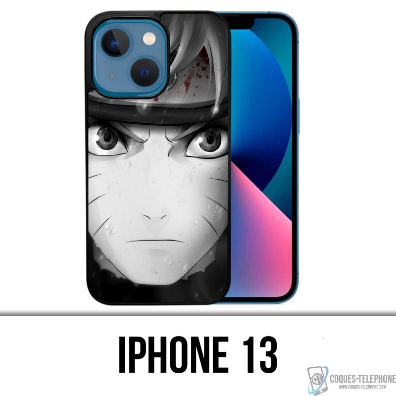 Funda para iPhone 13 - Naruto Blanco y Negro