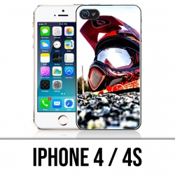 IPhone 4 / 4S Tasche - Moto Cross Helm