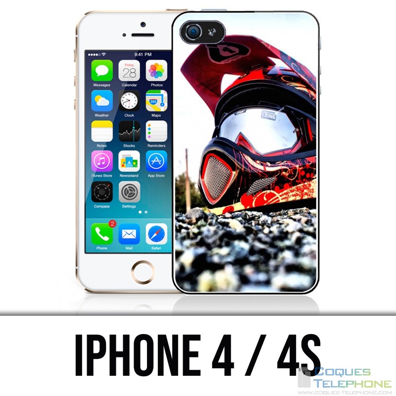 Funda iPhone 4 / 4S - Moto Cross Helmet