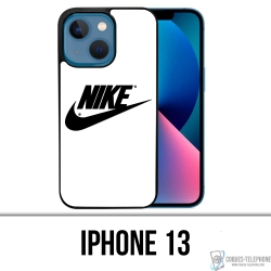 Funda para iPhone 13 - Logo Nike Blanco