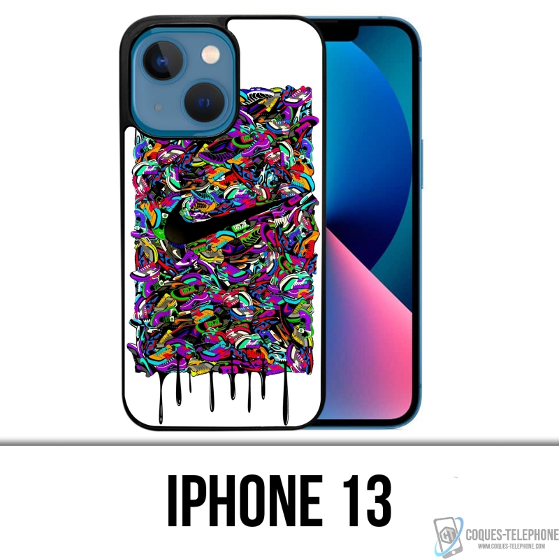 Funda para iPhone 13 - Nike Sneakers Art