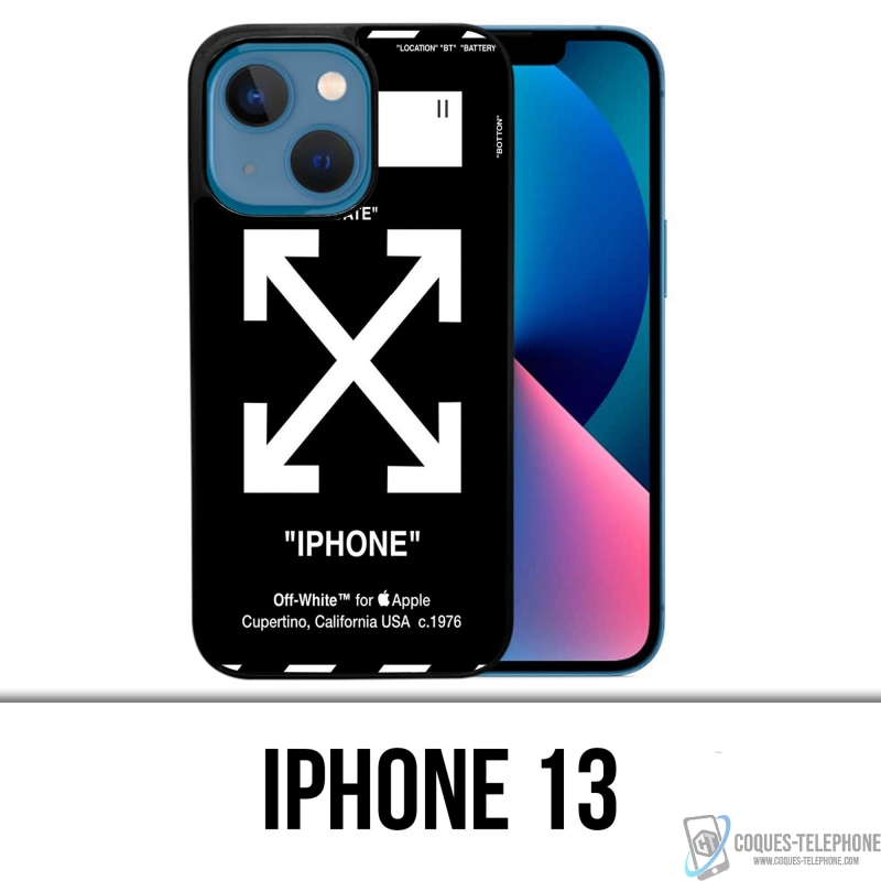 IPhone 13 Case - Off White Schwarz