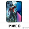 Custodia per iPhone 13 - One Piece Rufy Jump Force