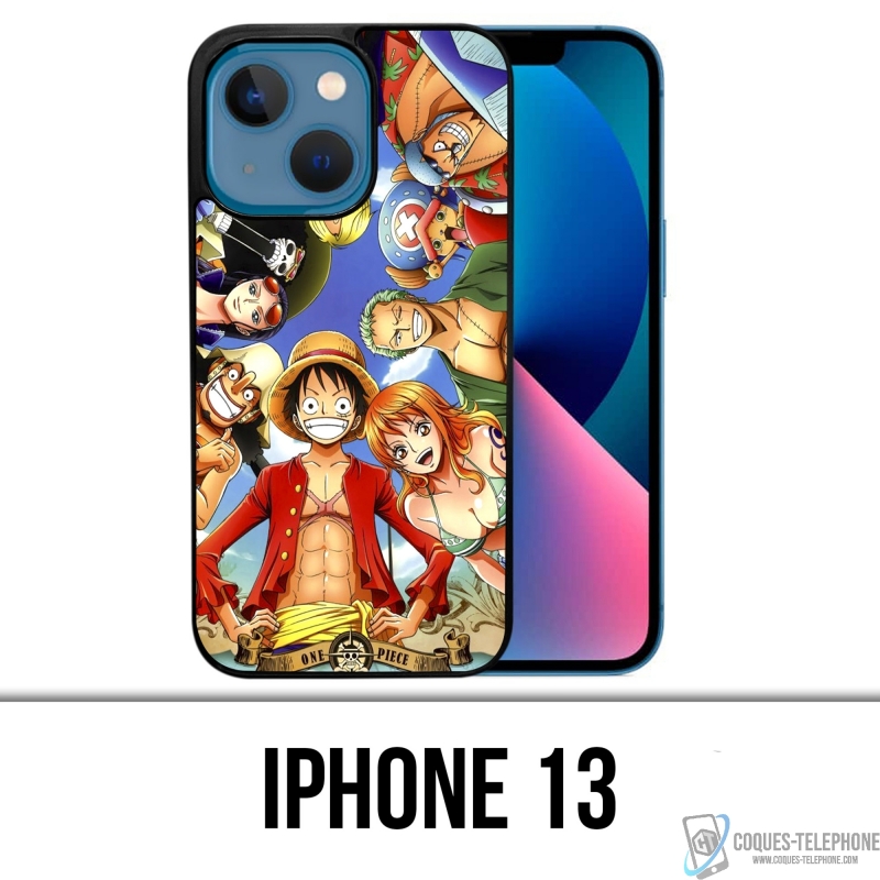 Coque iPhone 13 - One Piece Personnages