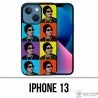 Coque iPhone 13 - Oum Kalthoum Colors