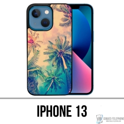 Coque iPhone 13 - Palmiers