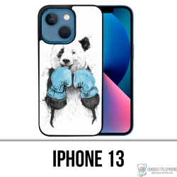 Coque iPhone 13 - Panda Boxe