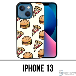 Coque iPhone 13 - Pizza Burger