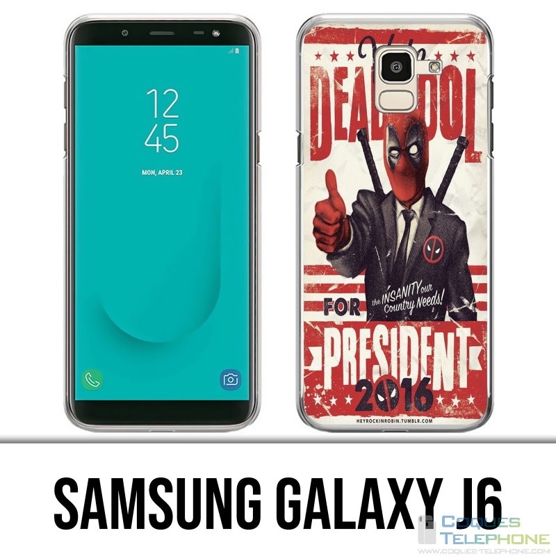 Coque Samsung Galaxy J6 - Deadpool Président