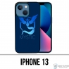 Coque iPhone 13 - Pokémon Go Team Msytic Bleu