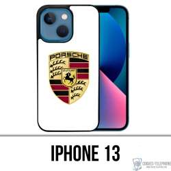 IPhone 13 Case - Porsche Logo Weiß