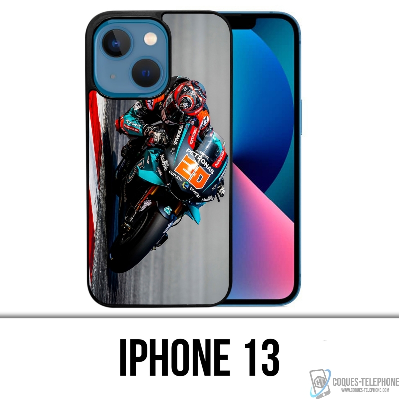 Coque iPhone 13 - Quartararo Motogp Pilote
